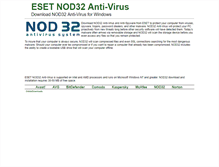 Tablet Screenshot of nod32.freeavdownload.com